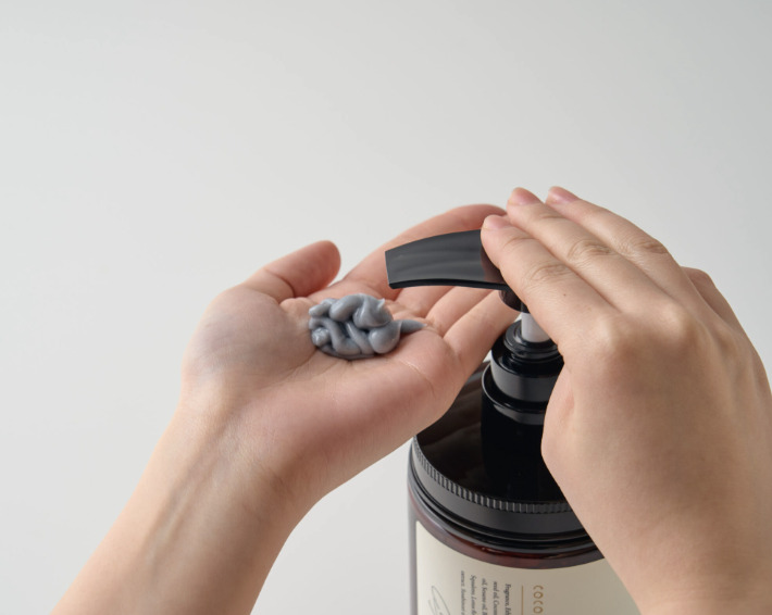 cocone クレイクリームシャンプーの使い方